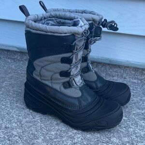 The North Face Black and Gray Winter Boots